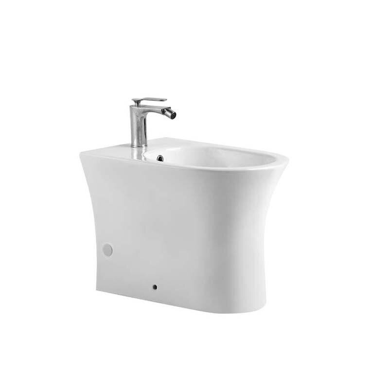 Изображение товара Напольное биде Agger с переливом белое модель AT01300