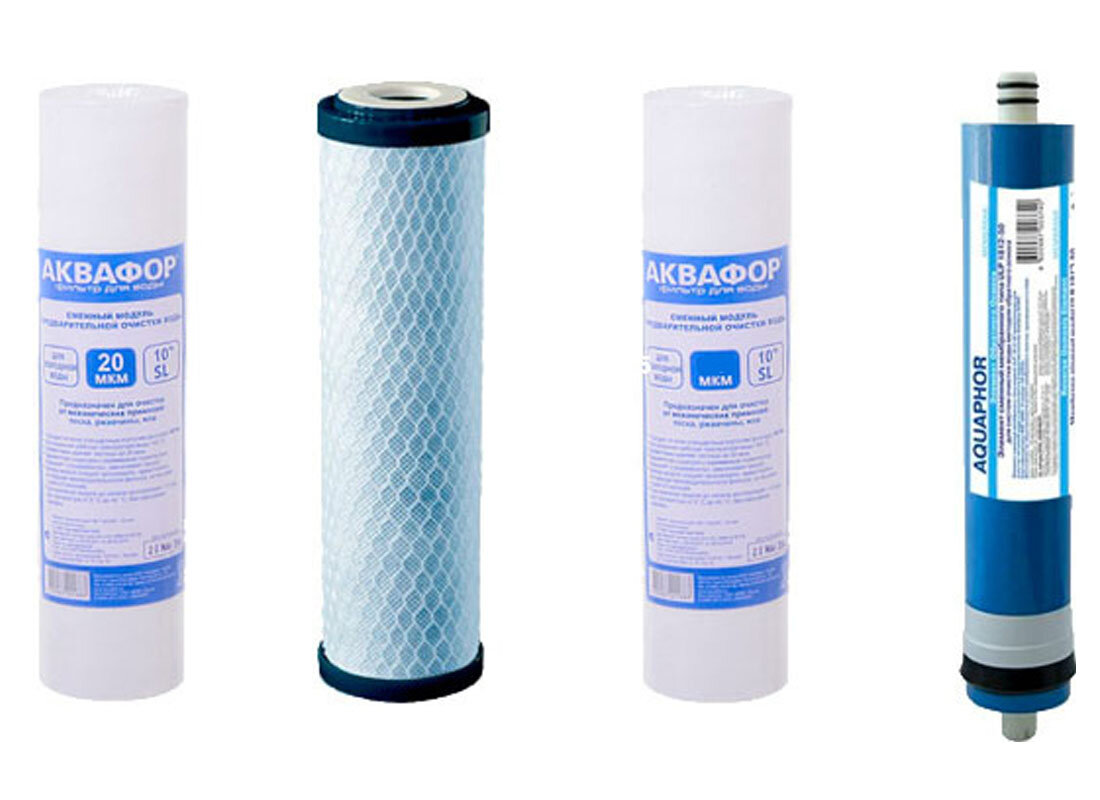 Изображение товара Комплект модулей сменных фильтрующих Аквафор PP20-B510-03-PP5-ULP50