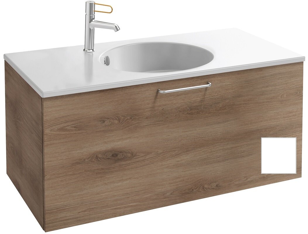 Изображение товара Тумба под раковину Jacob Delafon Odeon Rive Gauche 90 см белый глянец