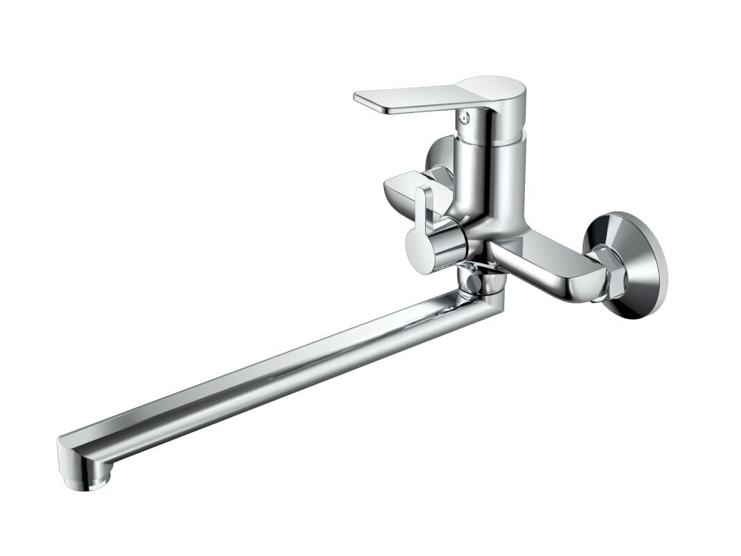 Изображение товара Смеситель для ванны и душа Haiba HB22559 с длинным изливом, хром