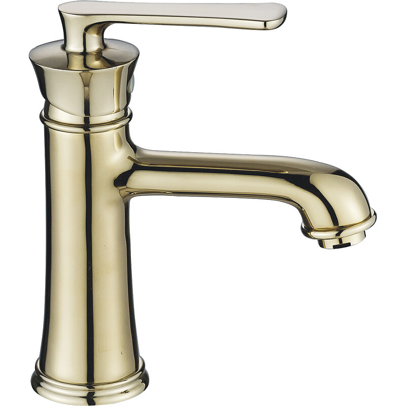 Изображение товара Смеситель для раковины Haiba HB10181-5 золото высокий однорычажный