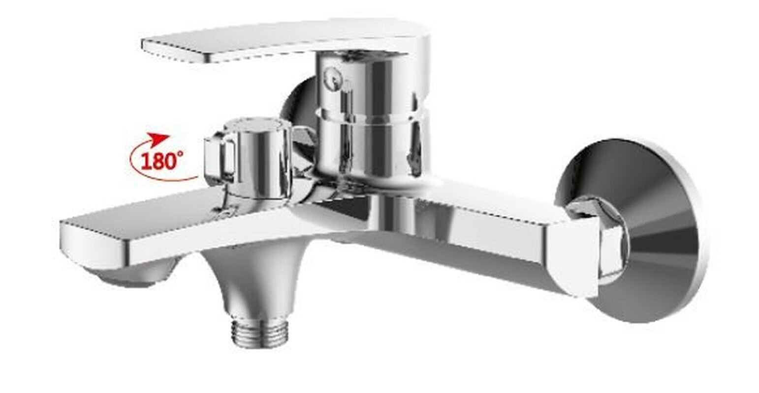 Изображение товара Смеситель для ванны и душа Haiba HB60587 хром 3 режима 5 лет гарантия