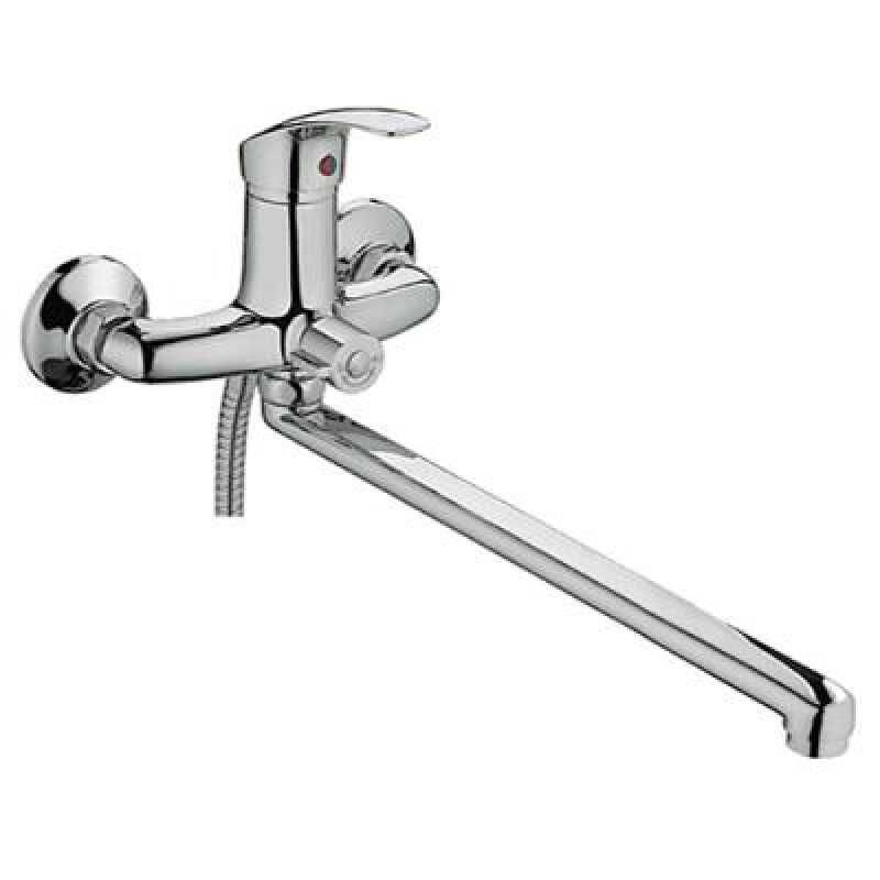 Изображение товара Смеситель для ванны и душа Haiba HB22183 с длинным изливом хром