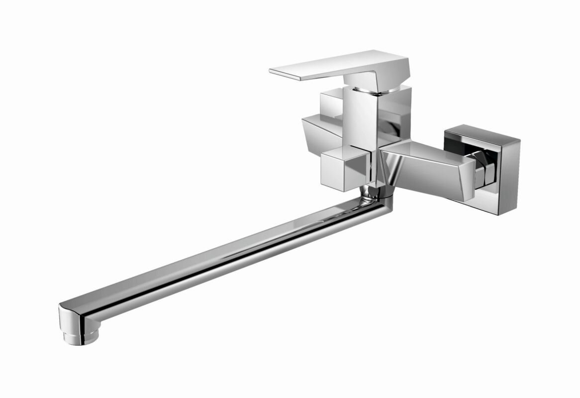 Изображение товара Смеситель для ванны и душа Haiba HB22191 с длинным изливом хром