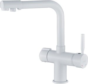 Изображение товара Смеситель для кухни Haiba HB70088-8 с подключением фильтра питьевой воды, белый