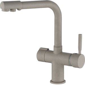 Изображение товара Смеситель для кухни Haiba HB70088-9 подключение фильтра питьевой воды бежевый