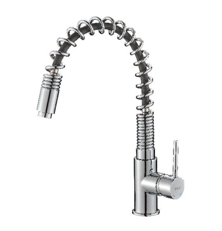 Изображение товара Смеситель для кухни Haiba HB71074 хром высокий с поворотным изливом Изображение товара Смеситель для кухни Haiba HB71074 хром высокий с поворотным изливом