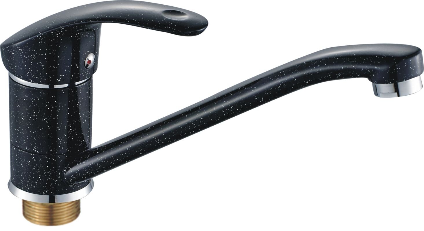 Изображение товара Смеситель для кухни Haiba HB4921-7, черный, однорычажный