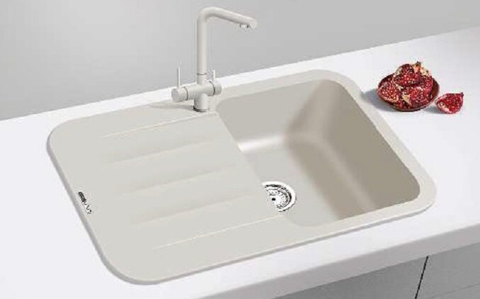 Изображение товара Кухонная мойка Lava L11.LAT, белый (Latte) Изображение товара Кухонная мойка Lava L11.LAT, белый (Latte)