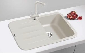 Изображение товара Кухонная мойка Lava L11.LAT, белый (Latte)