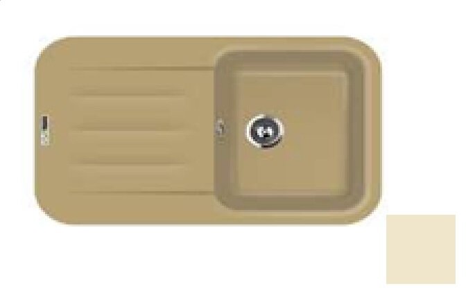 Изображение товара Кухонная мойка Lava L11.VNL ваниль искусственный гранит 78x50 см