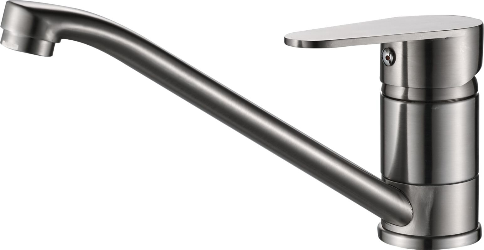 Изображение товара Смеситель для кухни Haiba HB42802 из стали, однорычажный, поворотный излив