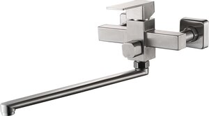 Изображение товара Смеситель для ванны и душа Haiba HB22803 с длинным изливом, сталь