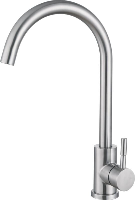 Изображение товара Смеситель для кухни Haiba HB71304-3 из стали с поворотным изливом