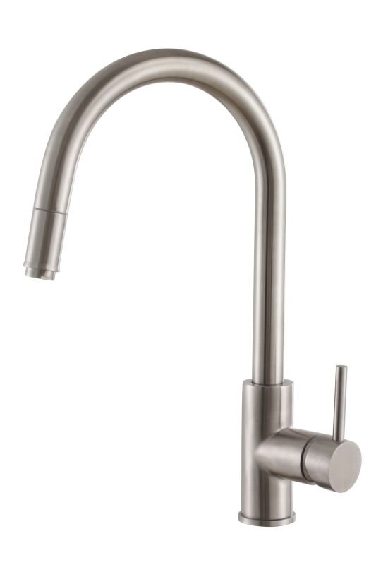 Изображение товара Смеситель для кухни Haiba HB70304-5 из нержавеющей стали с поворотным изливом