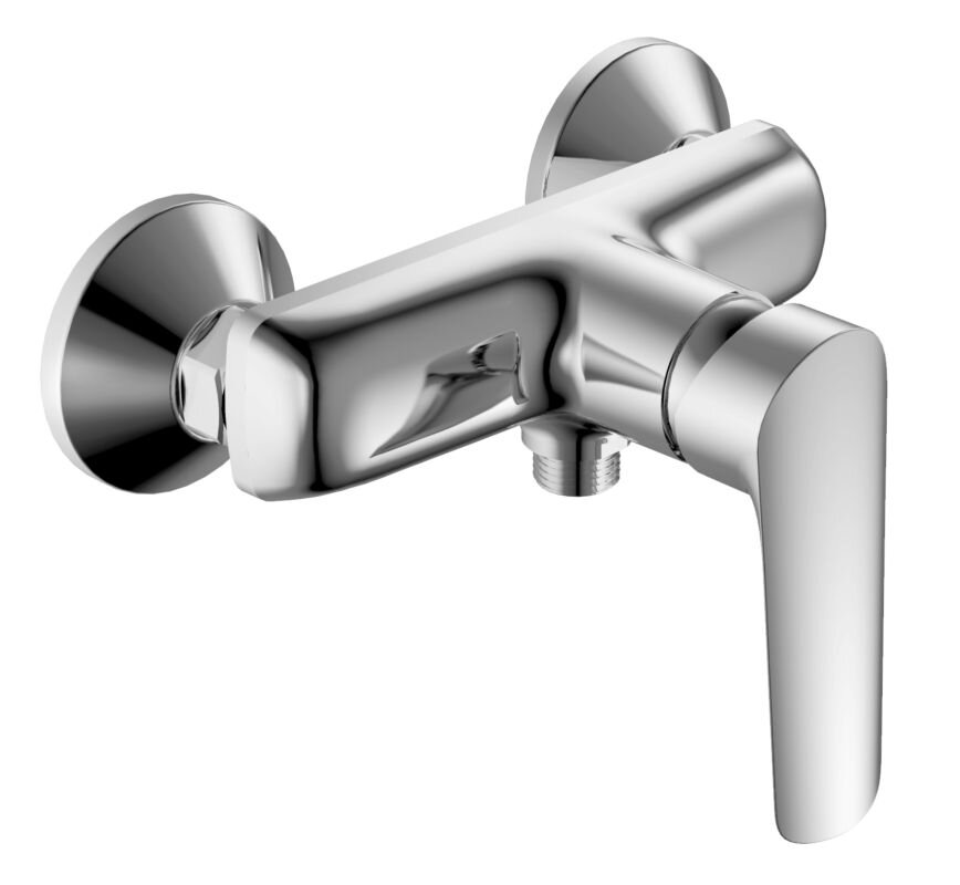 Изображение товара Стильный хромированный смеситель для душа Haiba HB20198