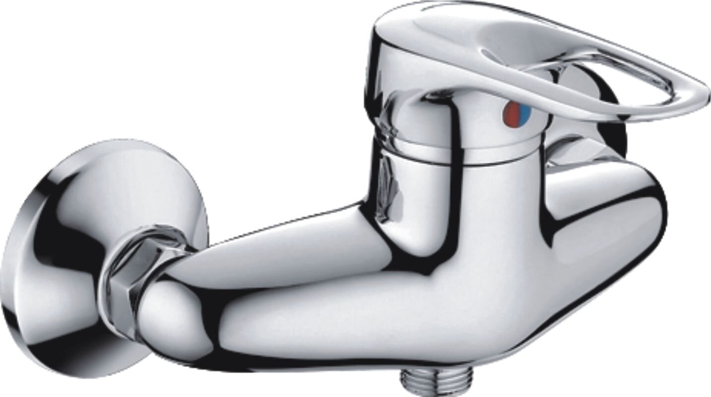 Изображение товара Смеситель для душа Haiba HB2004 хром однорычажный монтаж на стену