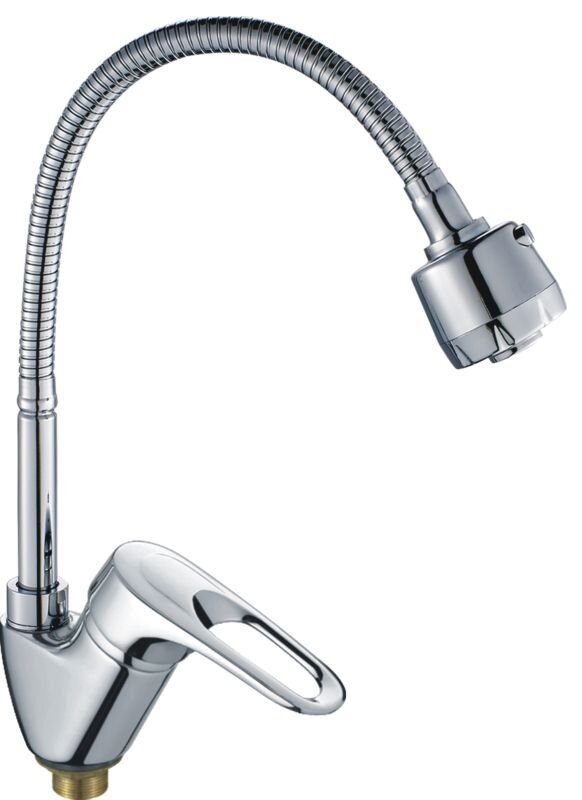 Изображение товара Смеситель для кухни Haiba HB4304-3 с гибким изливом хром