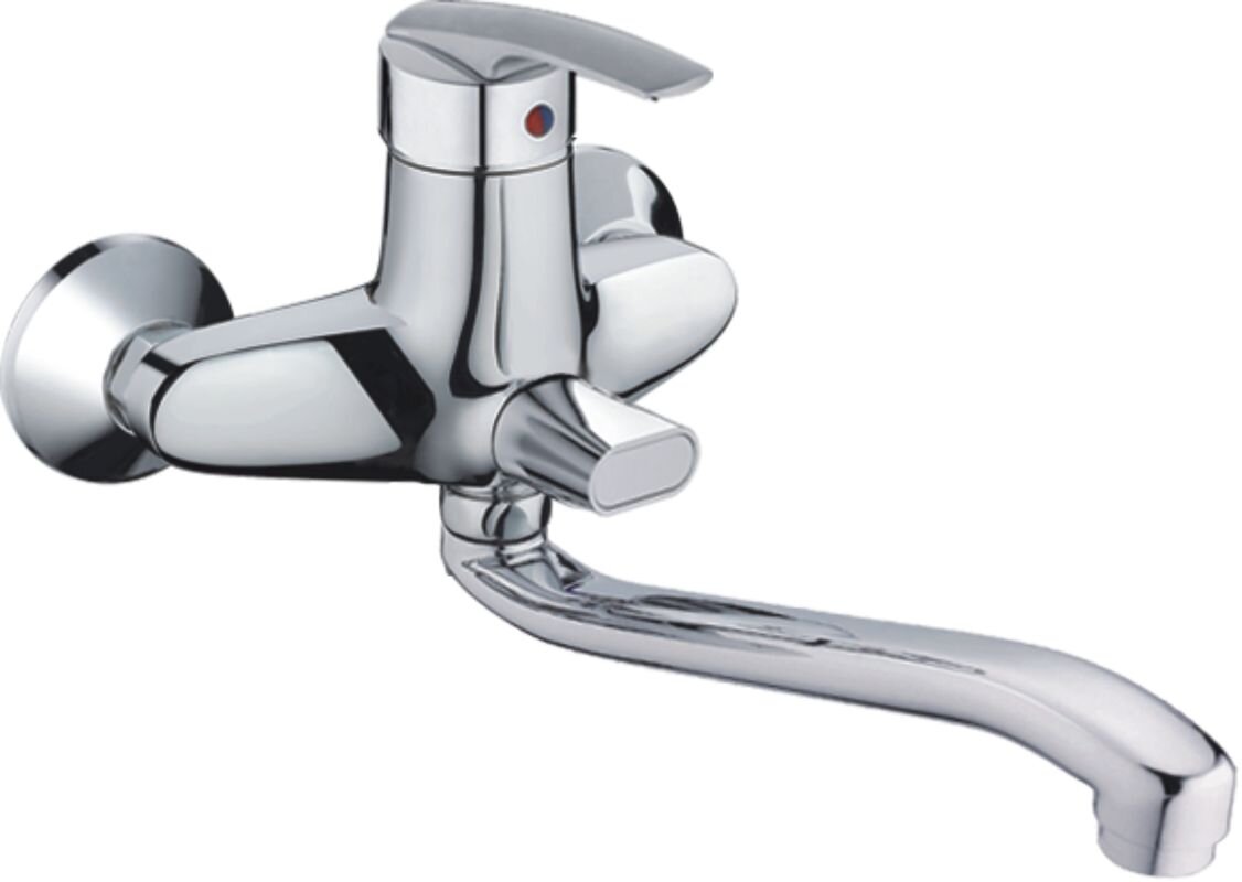 Изображение товара Смеситель для ванны и душа Haiba HB2206 с длинным изливом, хром