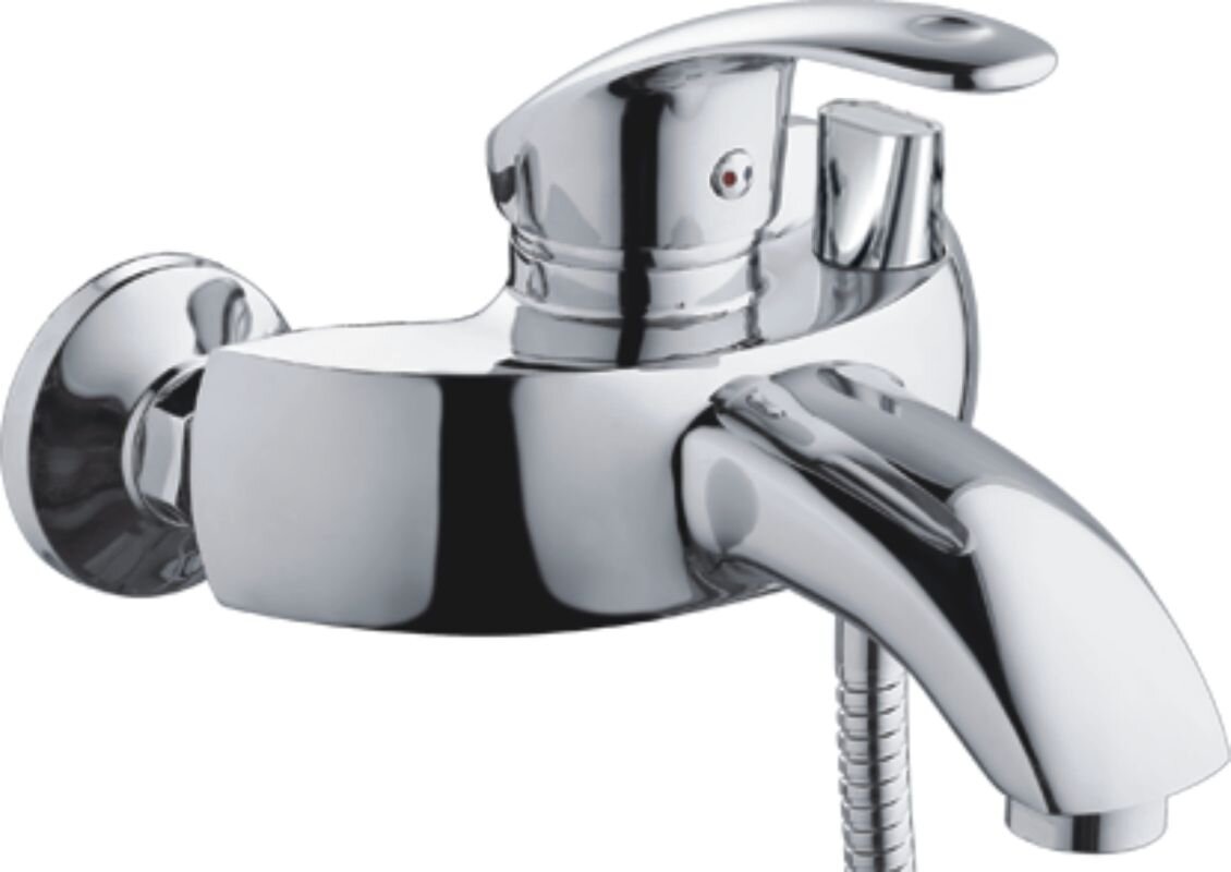 Изображение товара Смеситель для ванны и душа Haiba HB3221 хром с комплектом и керамическим картриджем