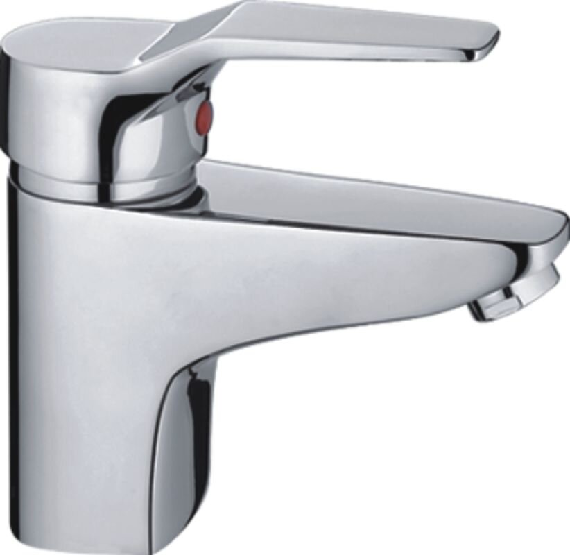 Изображение товара Смеситель для раковины Haiba HB1063 хром однорычажный, 15.05 см излив