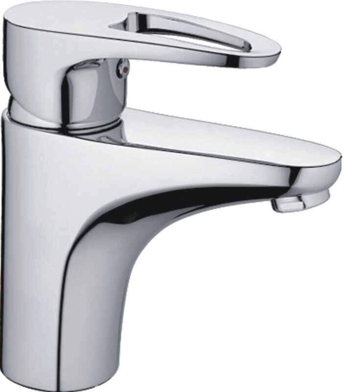 Изображение товара Смеситель для раковины Haiba HB1065 хромированный с однорычажным управлением