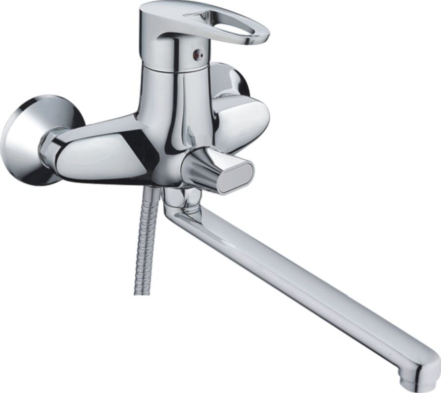 Изображение товара Смеситель для ванны и душа Haiba HB2265 с длинным изливом, хром