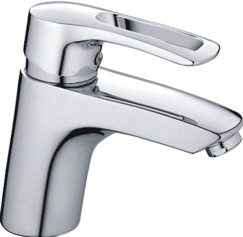 Изображение товара Смеситель для раковины Haiba HB1066 хром однорычажный с керамическим картриджом