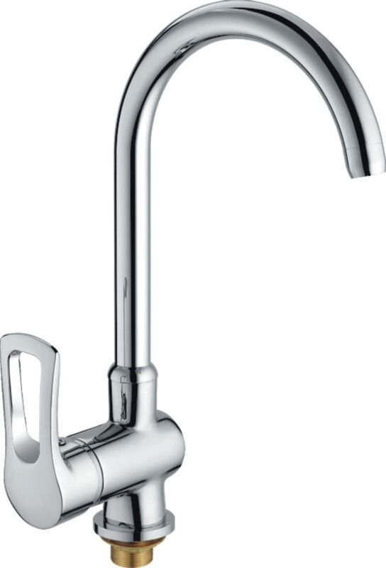 Изображение товара Смеситель для кухни Haiba HB4066 хром однорычажный с поворотным изливом