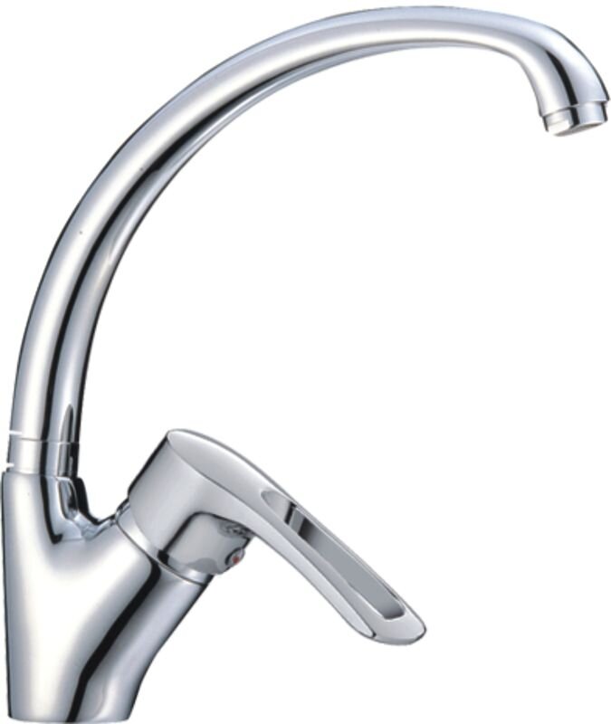 Изображение товара Смеситель для кухни Haiba HB4166 хром однорычажный с поворотным изливом