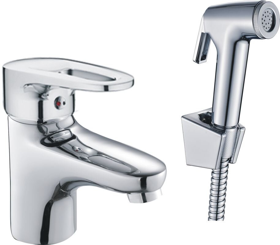 Изображение товара Смеситель для раковины Haiba HB1268 с гигиеническим душем