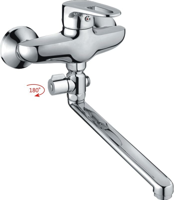 Изображение товара Смеситель Haiba HB2168 для ванны и душа с длинным изливом и выносным переключателем