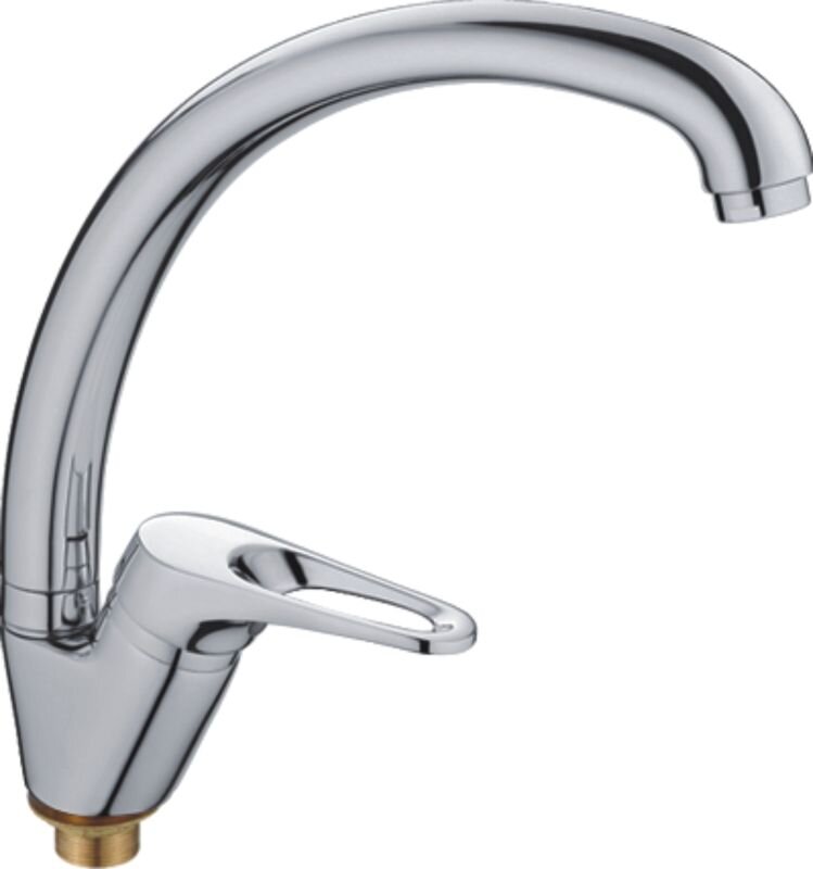 Изображение товара Смеситель Haiba HB4113-2 хром с C-образным изливом и поворотом