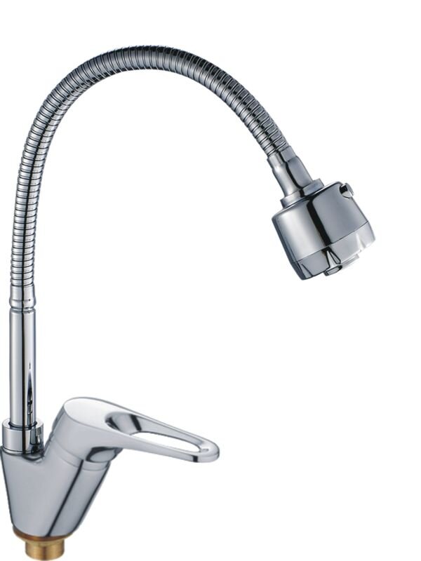 Изображение товара Смеситель для кухни Haiba HB4313 с гибким изливом хром