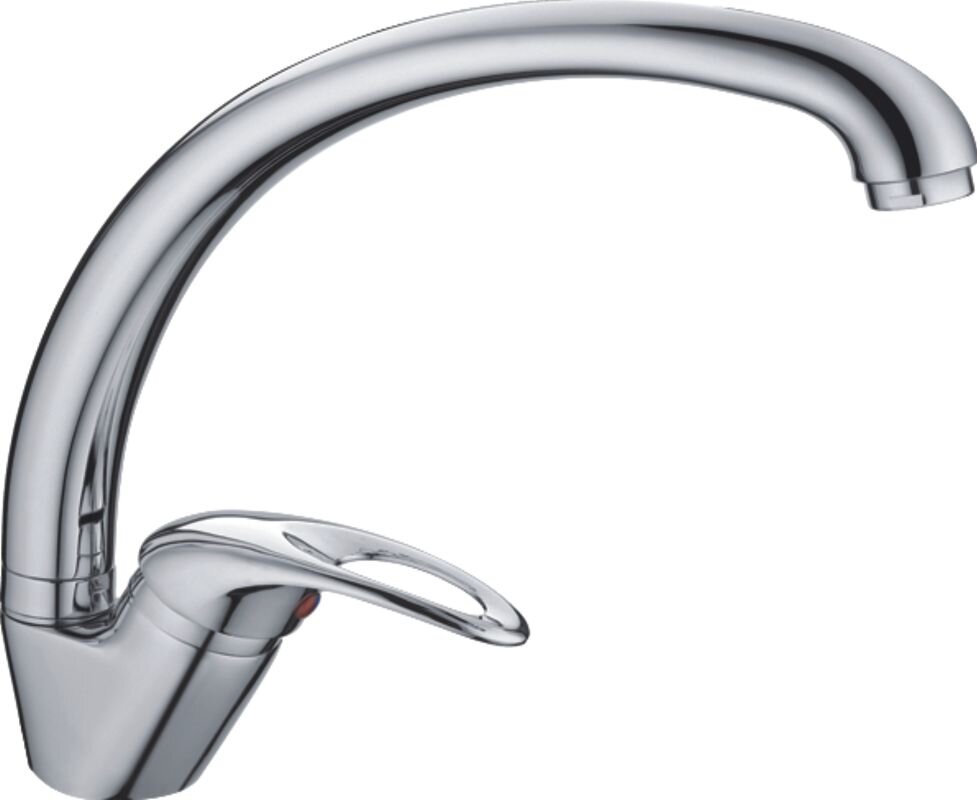 Изображение товара Смеситель Haiba HB4115 для кухни с однорычажным управлением и поворотным изливом