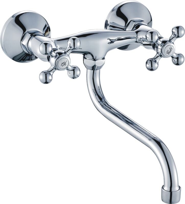 Изображение товара Смеситель для кухни Haiba HB4319 настенный хромированный