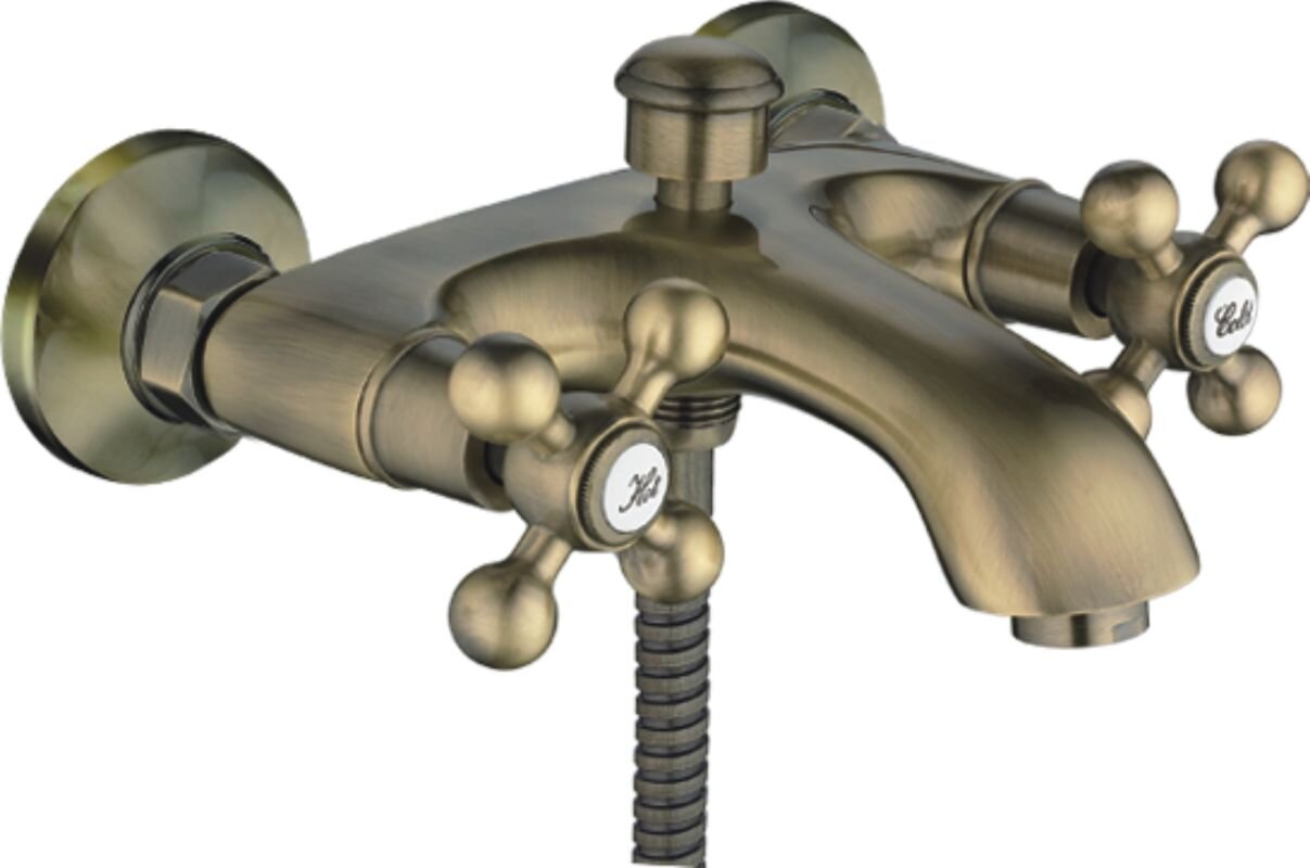 Изображение товара Смеситель для ванны и душа Haiba HB3119-4, бронза
