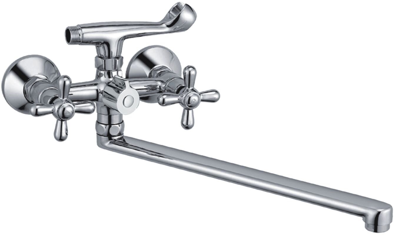 Изображение товара Смеситель для ванны и душа Haiba HB2225 с длинным изливом, хром