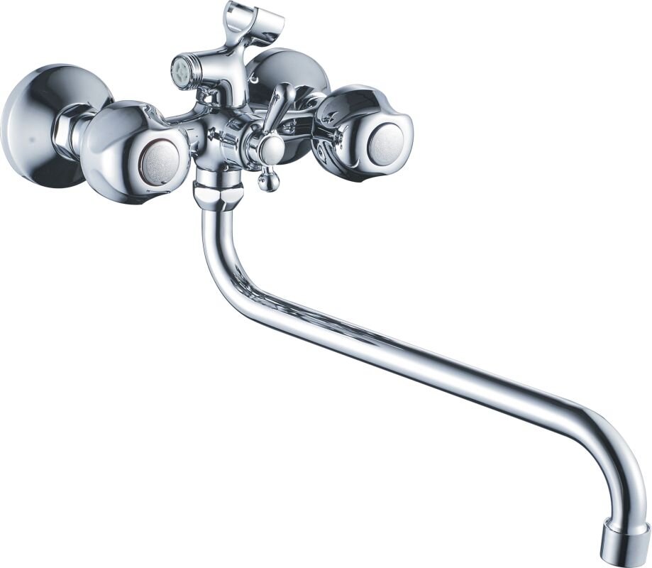 Изображение товара Смеситель для ванны и душа Haiba HB2226 с длинным изливом, хром