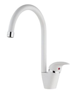 Изображение товара Смеситель Paini Sicily 632L570PNLMKM для кухонной мойки, белый гранит