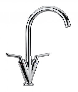 Изображение товара Смеситель Paini Neptune 64CR572NPKM для кухонной мойки, хром