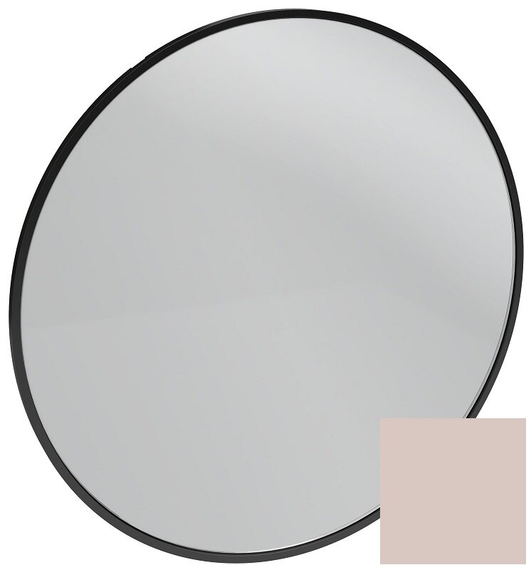 Изображение товара Зеркало Jacob Delafon Odeon Rive Gauche 50 см, круглое, пыльная роза сатин