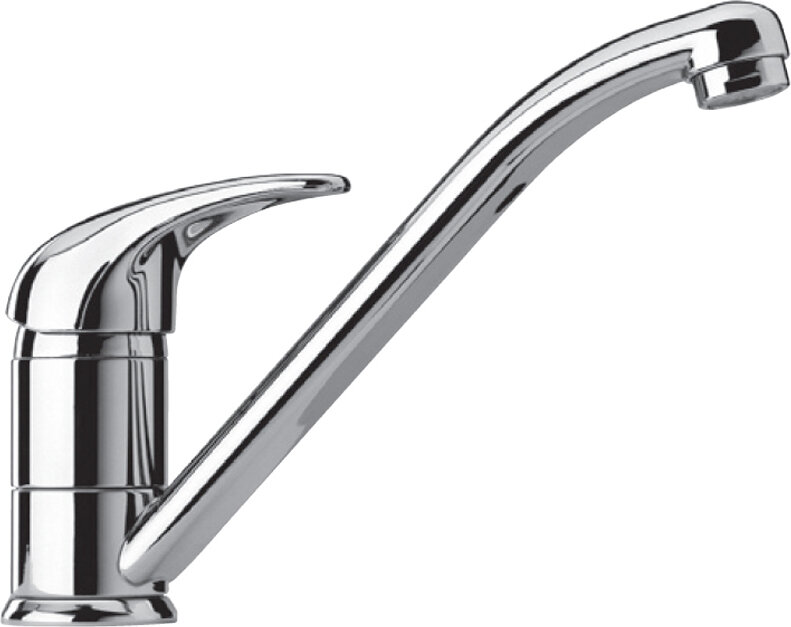 Изображение товара Смеситель Paini Jolly 69CR573KM для кухонной мойки (хром) с поворотным изливом
