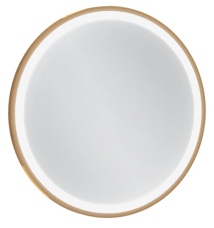 Изображение товара Зеркало Jacob Delafon Odeon Rive Gauche EB1288-CPR, 50 см, с подсветкой, бронзовая лакированная рама