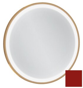 Изображение товара Зеркало Jacob Delafon Odeon Rive Gauche EB1288-S08, 50 см, с подсветкой, лакированная рама темно-красный сатин