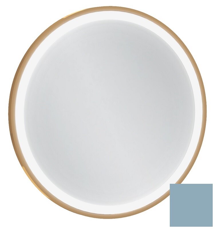 Изображение товара Зеркало Jacob Delafon Odeon Rive Gauche с подсветкой, 50 см, аквамарин сатин