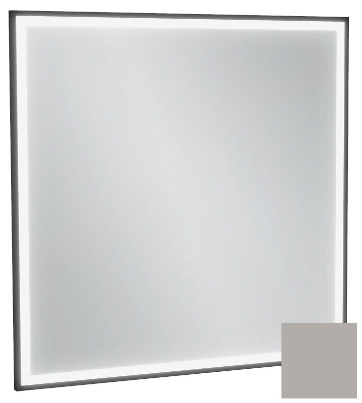 Изображение товара Зеркало Jacob Delafon Allure EB1435-S21 с подсветкой, 80x80 см, серый титан сатин