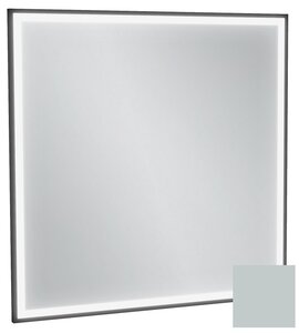 Изображение товара Зеркало Jacob Delafon Allure EB1435-S25, 80 х 80 см, с подсветкой, бесконтактным выключателем, лакированная рама голубой шторм сатин