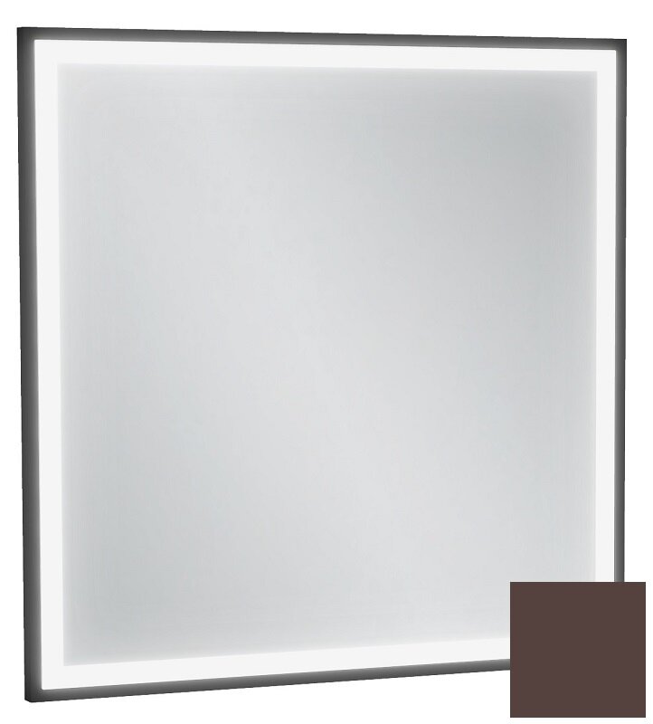 Изображение товара Зеркало Jacob Delafon Allure с подсветкой 60x60 см ледяной коричневый сатин Изображение товара Зеркало Jacob Delafon Allure с подсветкой 60x60 см ледяной коричневый сатин