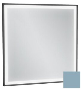 Изображение товара Зеркало Jacob Delafon Allure EB1433-S50, 60 х 60 см, с подсветкой, бесконтактным выключателем, лакированная рама аквамарин сатин